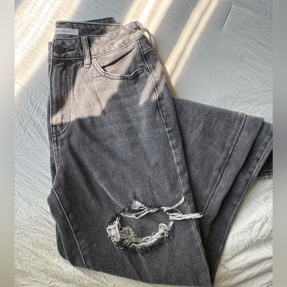 Pacsun mom jeans gray/black - Picture 1 of 5